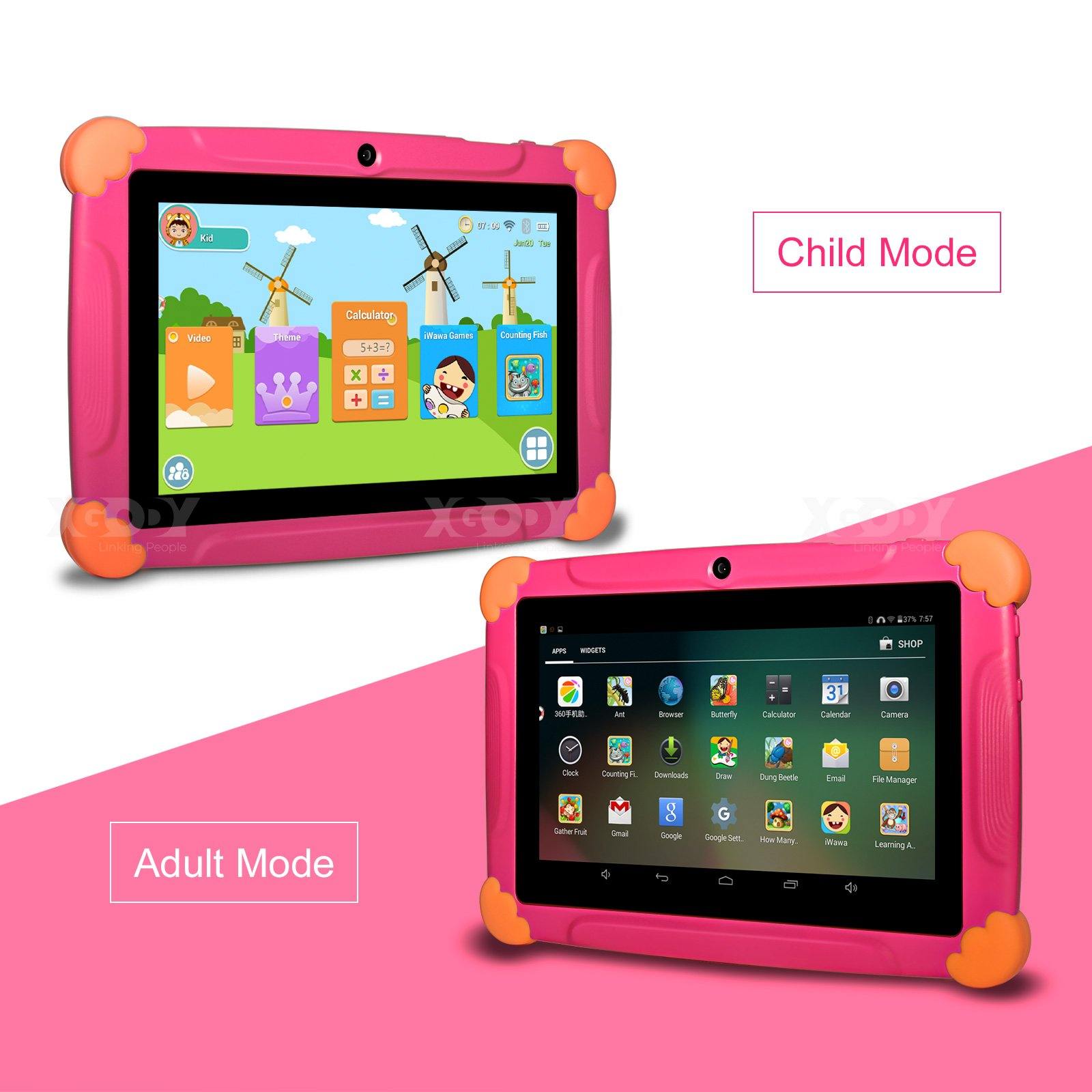 Offers XGODY 7'' Quad Core Android Tablet PC HD WiFi Webcam 16GB for Kids