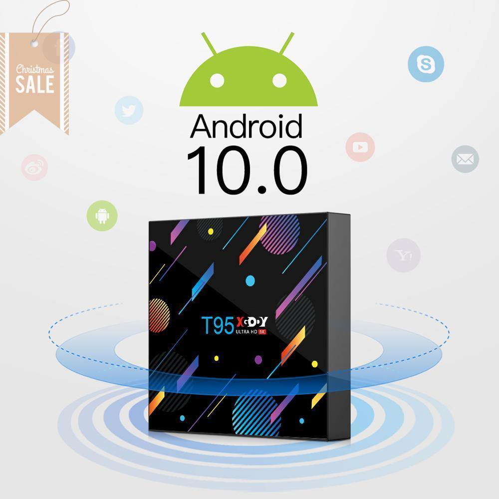 Slum Size egg XGODY T95 Android 10.0 Smart TV Box with Quad-core 64bit & 6K