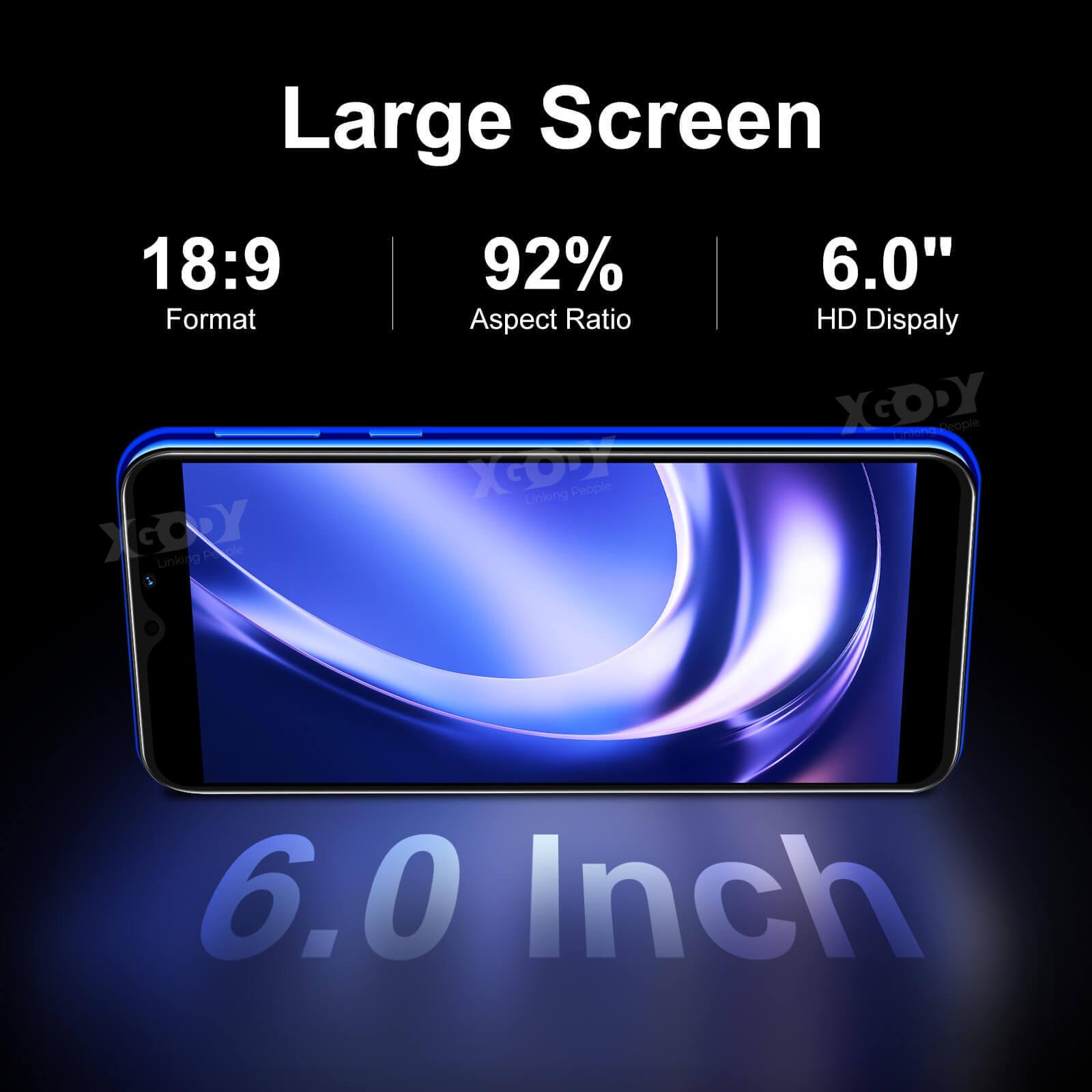 Cost-effective and Most worthwhile XGODY X60 4G LTE Smart Phones Android 9.0 OS Face Recognition  6.0 Inch Dual SIM - XGODY 